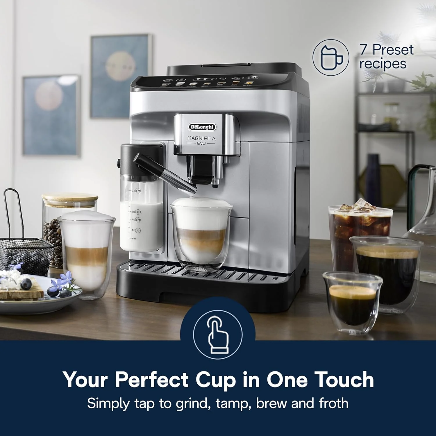 Refurbished - Delonghi Magnifica Evo ECAM29084SB Superautomatic Espresso Machine - Image 6